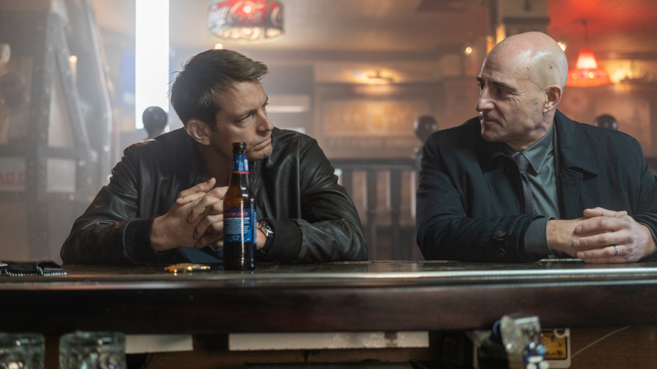 (L to R) Joel Kinnaman and Mark Strong in 'The Silent Hour'. Photo: Paramount Pictures.