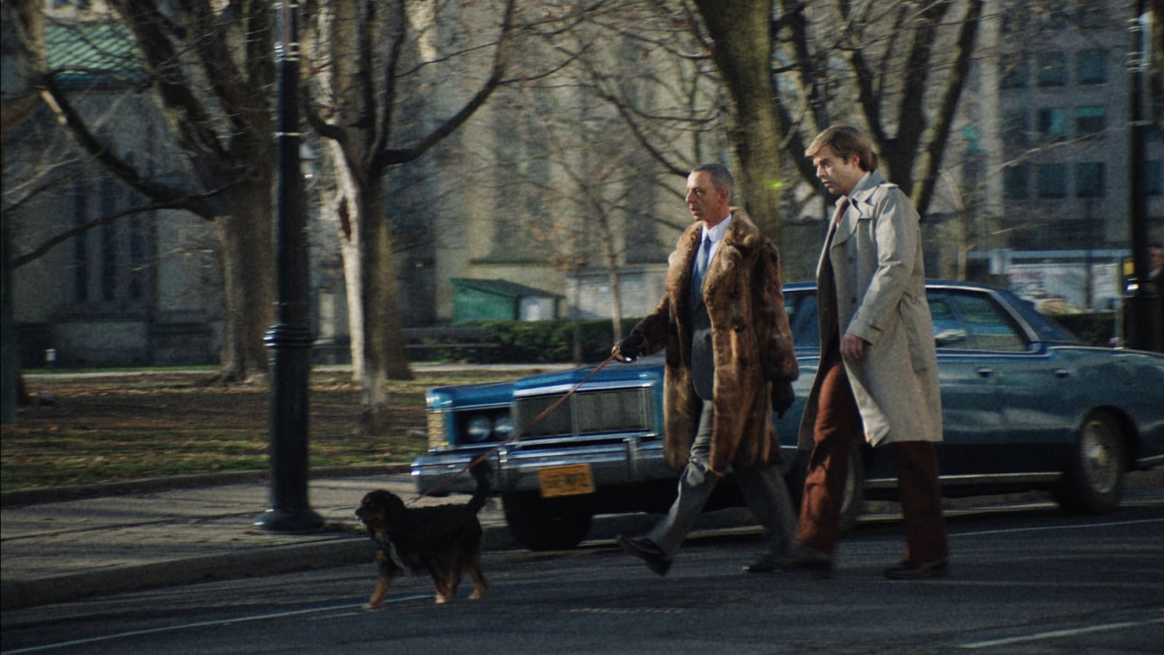 (L to R) Jeremy Strong as Roy Cohn and Sebastian Stan as Donald Trump in 'The Apprentice'. Photo: Briarcliff Entertainment.