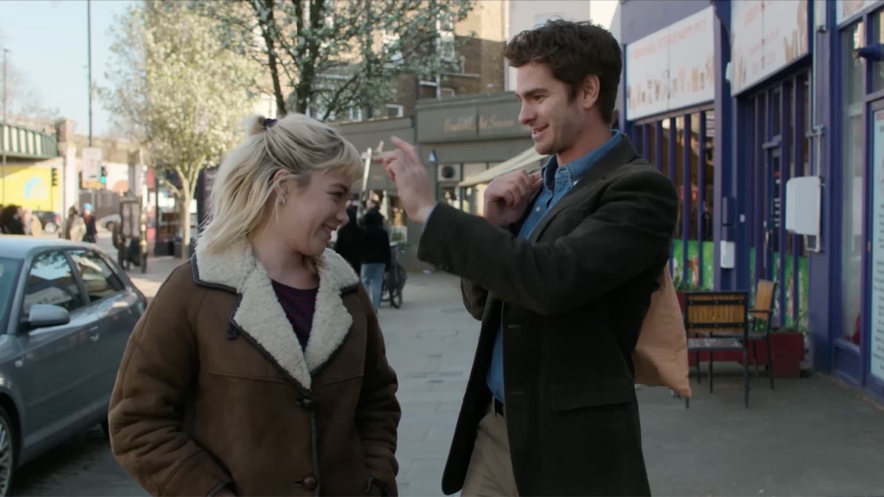 (Left to right) Florence Pugh and Andrew Garfield in We Live in Time. Photo: StudioCanal.