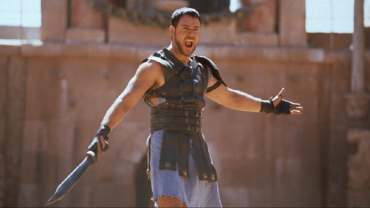 Russell Crowe in 'Gladiator'. Photo: Paramount Pictures.