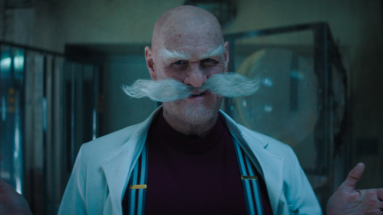 Jim Carrey as Gerald Robotnik in 'Sonic the Hedgehog 3' from Paramount Pictures and Sega of America, Inc.