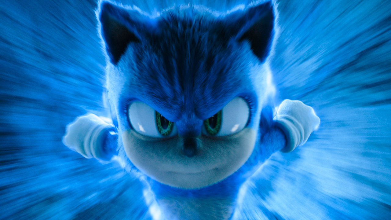 Sonic (Ben Schwartz) in 'Sonic the Hedgehog 3' from Paramount Pictures and Sega of America, Inc.