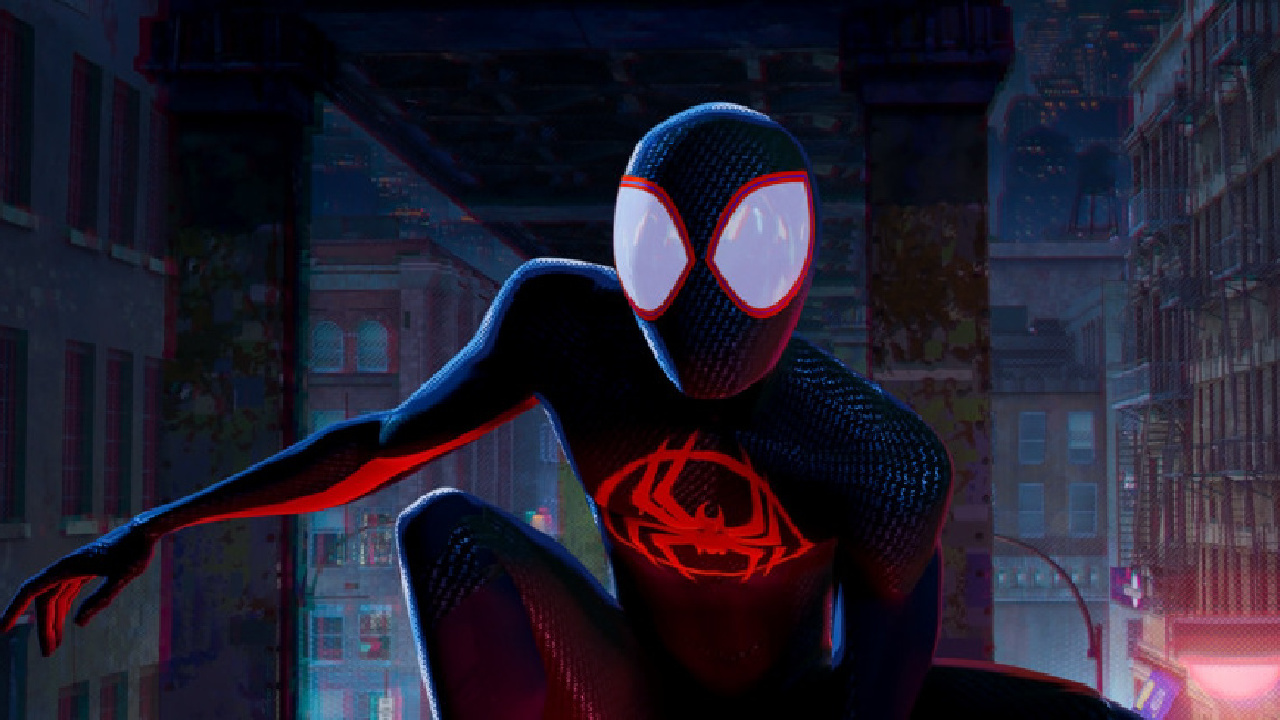 Spider-Man/Miles Morales (Shameik Moore) in Columbia Pictures and Sony Pictures Animations’ 'Spider-Man: Across the Spider-Verse.'