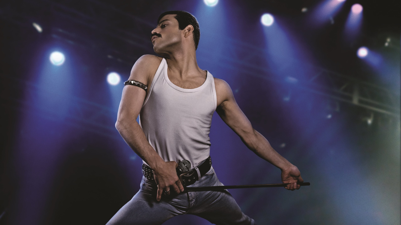 Rami Malek as Freddie Mercury in 'Bohemian Rhapsody'. Photo: 20th Century Fox.