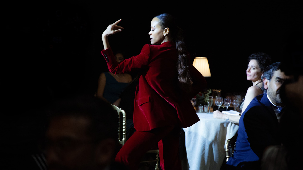 Zoe Saldaña as Emilia Pérez in 'Emilia Pérez'. Photo: Netflix.