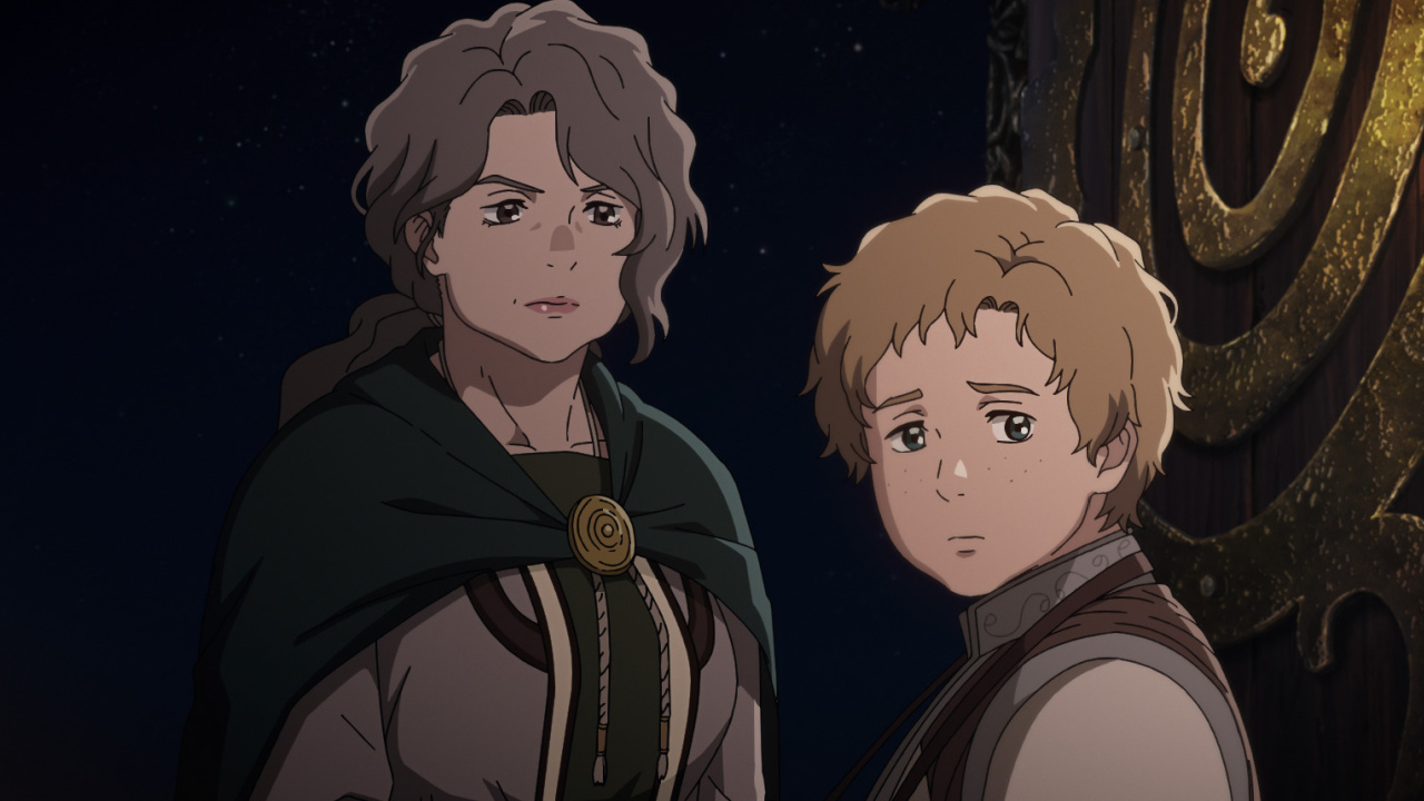 (L to R) Olwyn voiced by Lorraine Ashbourne and Lief voiced by Bilal Hasna in New Line Cinema’s and Warner Bros. Animation’s epic anime adventure 'The Lord of the Rings: The War of the Rohirrim,' a Warner Bros. Pictures release. Photo Credit: Courtesy of Warner Bros. Pictures. Copyright: © 2024 Warner Bros. Entertainment Inc. All Rights Reserved.