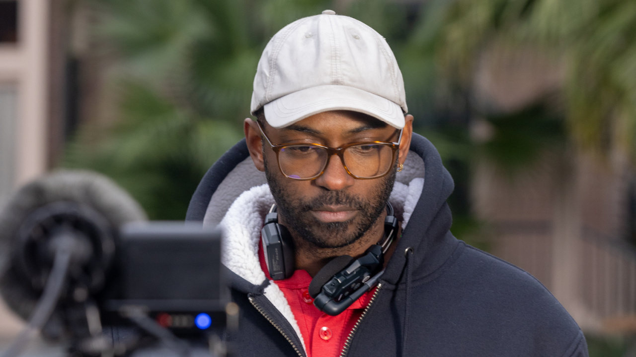 Director RaMell Ross on the set of his film 'Nickel Boys', from Orion Pictures. Photo: L. Kasimu Harris. © 2024 Amazon Content Services LLC. All Rights Reserved.