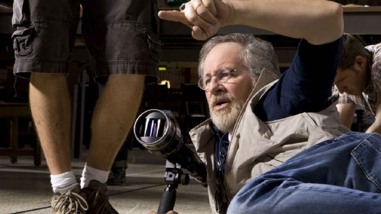 Director Steven Spielberg on the set of 'The Post'. Photo: 20th Century Fox.