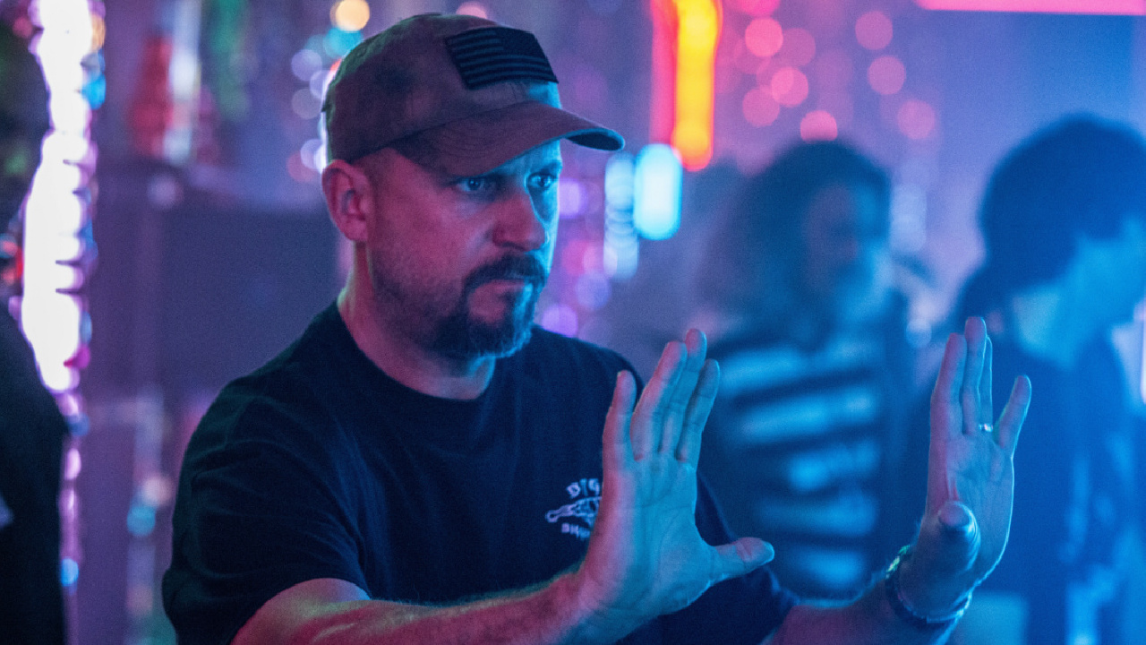 Director David Ayer on the set of Netflix's 'Bright.' Photo: Matt Kennedy.