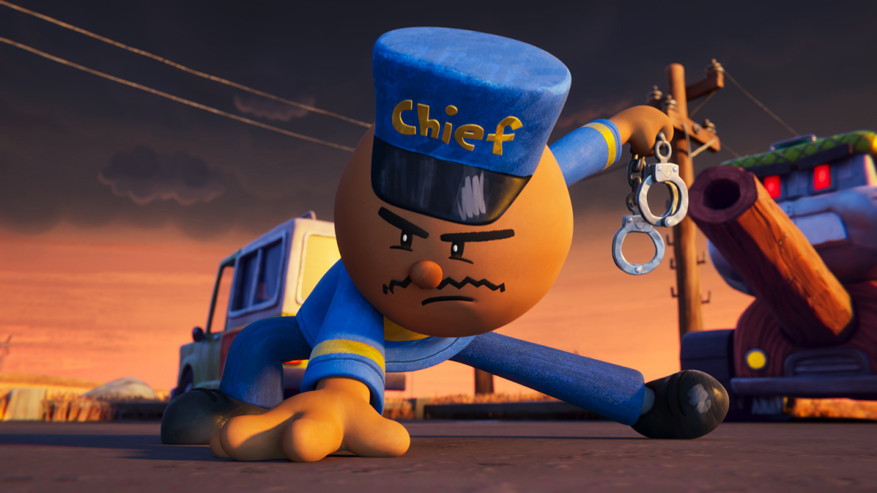 Chief (Lil Rel Howery) in DreamWorks Animation’s 'Dog Man', directed by Peter Hastings.