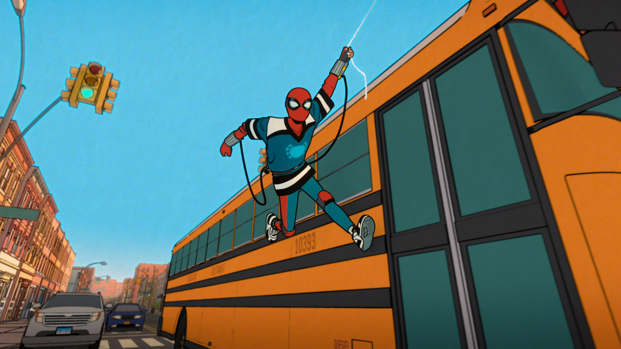 Spider-Man/Peter Parker di Marvel Animation 'Your Friendly Neighbourhood Spider-Man', secara eksklusif di Disney+. Foto milik animasi Marvel. © 2024 Marvel. Semua hak dilindungi undang -undang.