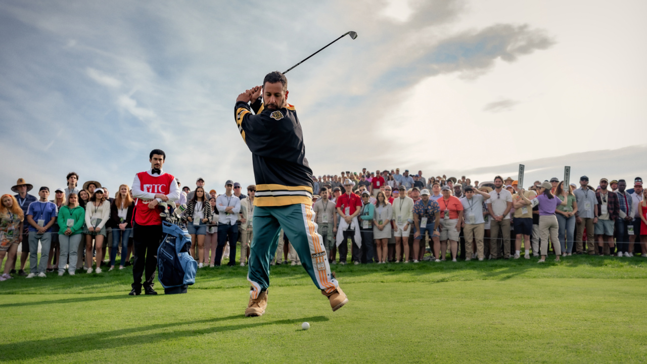 Adam Sandler in 'Happy Gilmore 2'. Photo: Netflix.