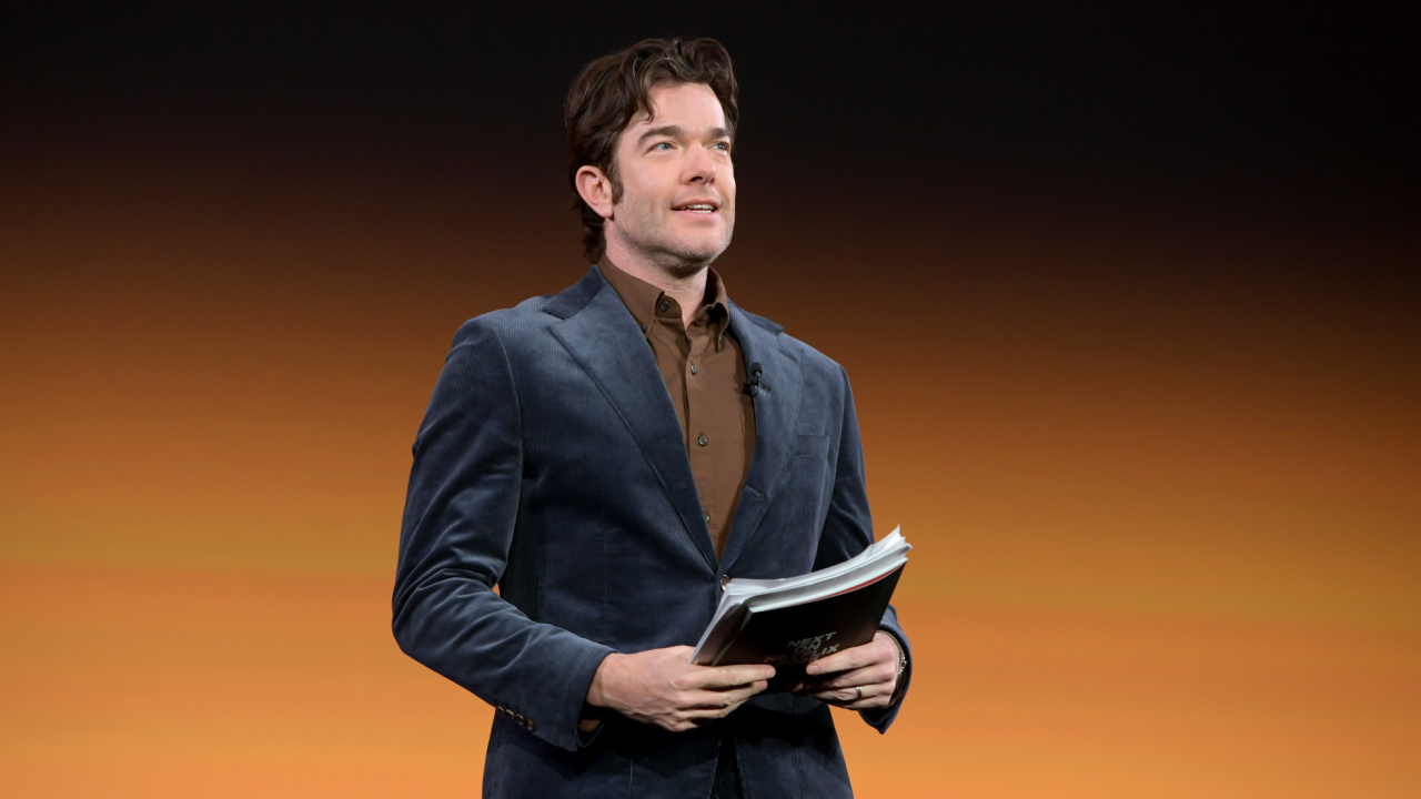 John Mulaney at Netflix's Next on Netflix event. Photo: Netflix.