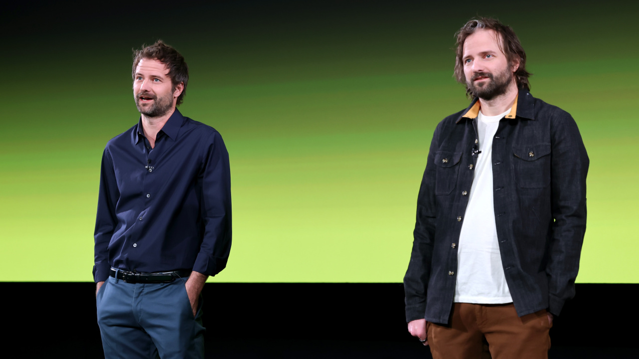 (L to R) Directors Ross Duffer and Matt Duffer at Netflix's Next on Netflix event. Photo: Netflix.