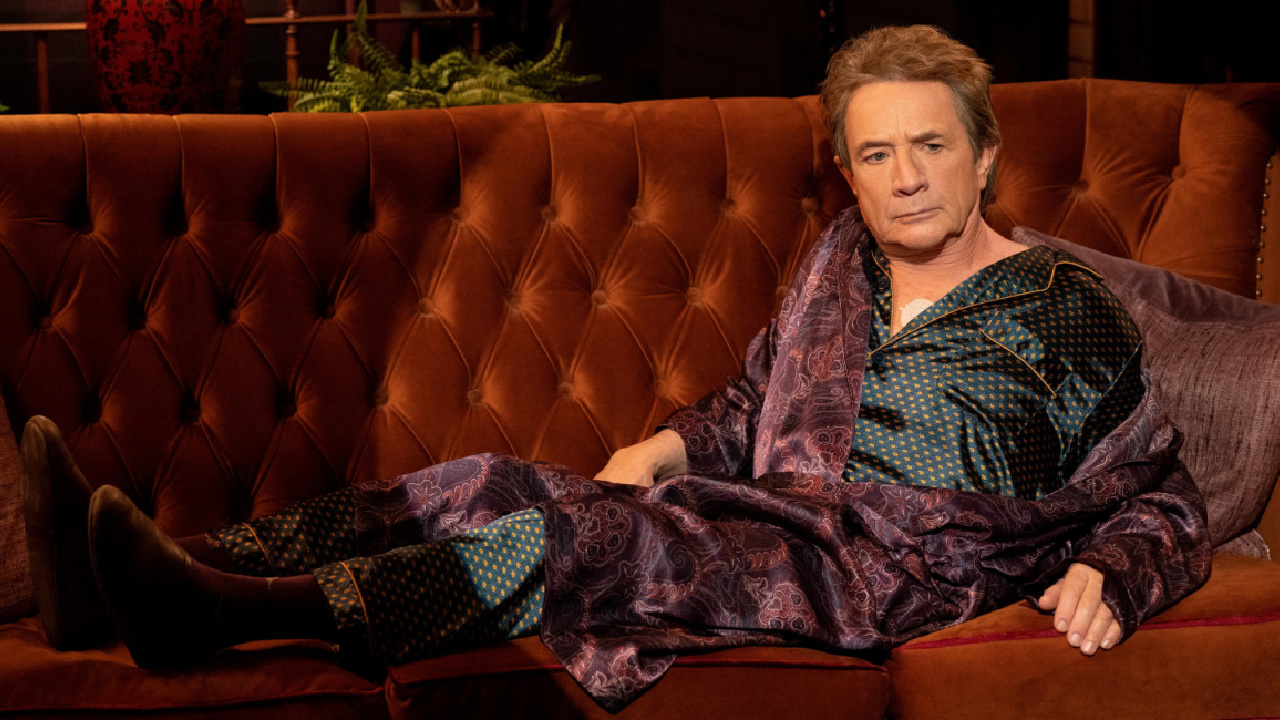 Martin Short sebagai Oliver dalam 'Satu-Satunya Pembunuhan di Gedung' Hulu. Foto: Patrick Harbron/Hulu.