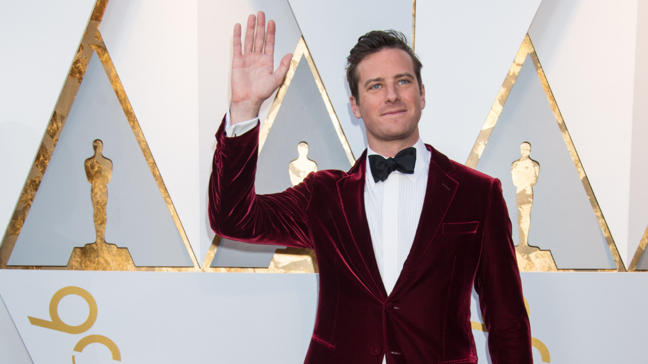 Armie Hammer arrives on the red carpet of The 90th Oscars® at the Dolby® Theatre in Hollywood, CA on Sunday, March 4, 2018. Credit/Provider: Michael Baker / A.M.P.A.S. Copyright: A.M.P.A.S.