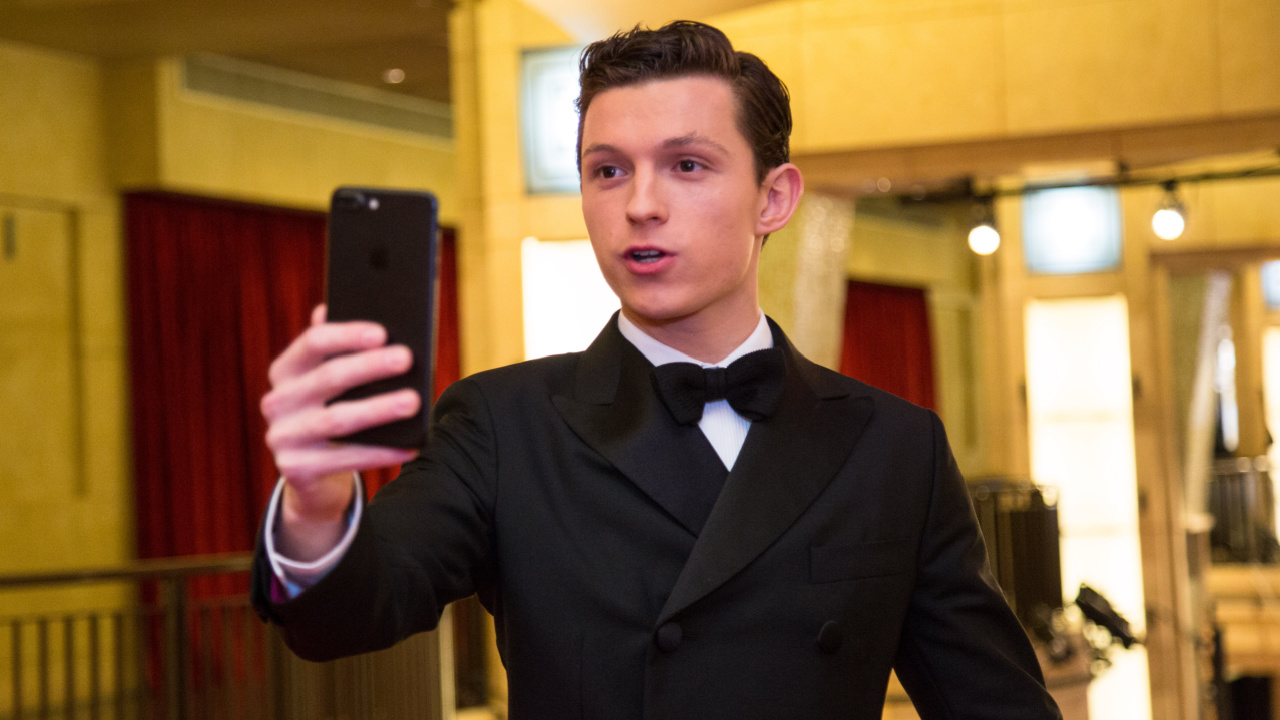 Tom Holland arrives on the red carpet of The 90th Oscars® at the Dolby® Theatre in Hollywood, CA on Sunday, March 4, 2018. Credit/Provider: Carolyn Diloreto / A.M.P.A.S. Copyright: A.M.P.A.S.