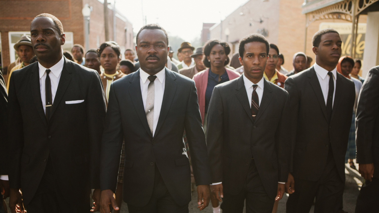 (Center) David Oyelowo as Martin Luther King Jr. in 'Selma'. Photo: Paramount Pictures.