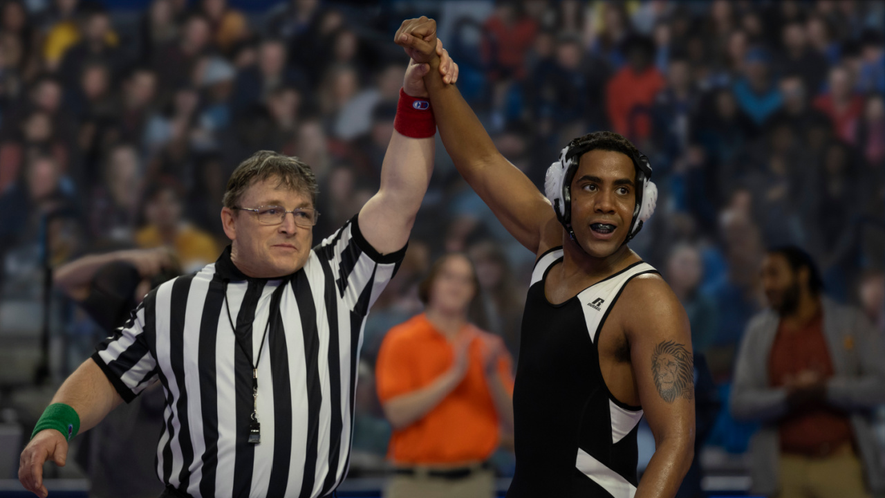 Anthony Robles (Jharrel Jerome) in 'Unstoppable'. Photo Credit: Ana Carballosa/Prime Video.