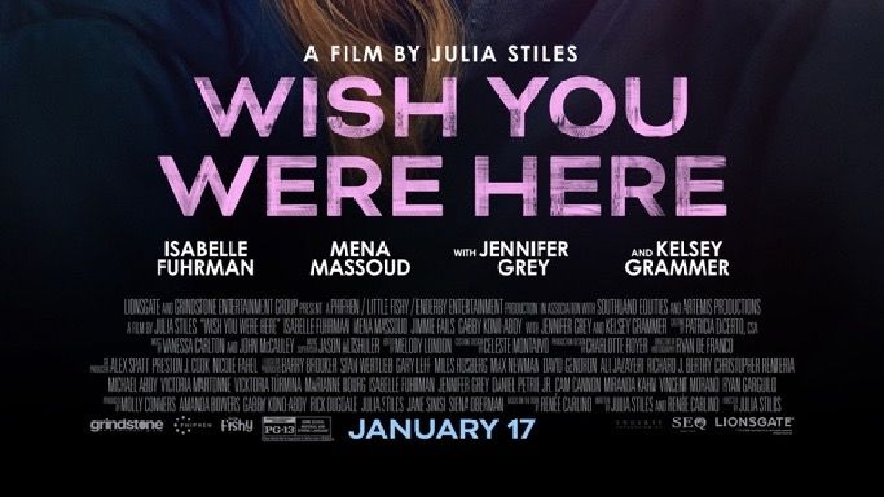 'Wish You Were Here',opens in theaters on January 17th. Photo courtesy of Lionsgate.