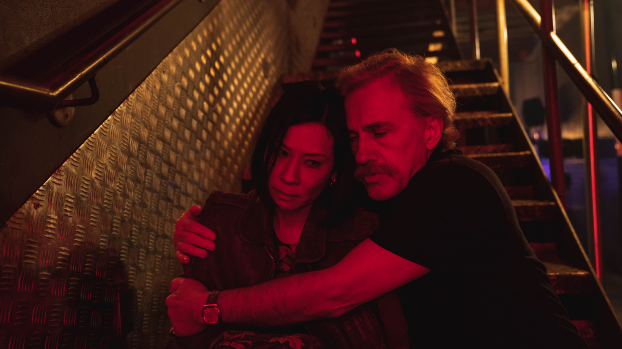 (L to R) Lucy Liu and Christoph Waltz in the Action/Comedy film 'Old Guy', a The Avenue release. Photo courtesy of The Avenue.