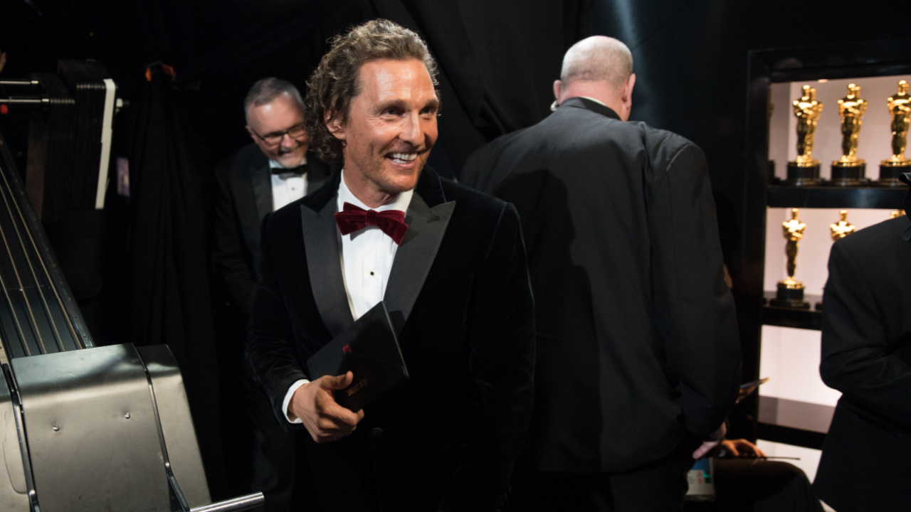 Matthew McConaughey backstage during the live ABC Telecast of The 90th Oscars® at the Dolby® Theatre in Hollywood, CA on Sunday, March 4, 2018. Credit/Provider: Matt Sayles / A.M.P.A.S. Copyright: A.M.P.A.S.