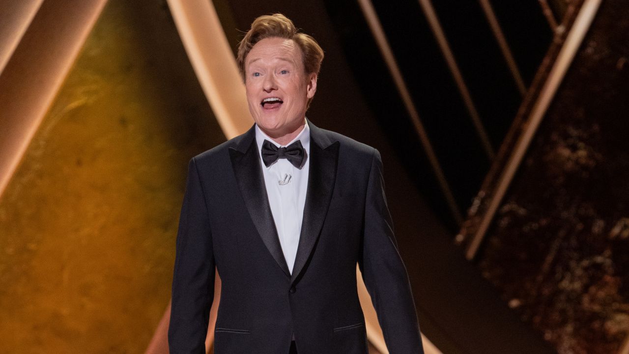 Conan O'Brien hosts the live ABC telecast of the 97th Oscars® at the Dolby® Theatre at Ovation Hollywood on Sunday, March 2, 2025. Credit/Provider: Trae Patton / The Academy. Copyright: ©A.M.P.A.S.