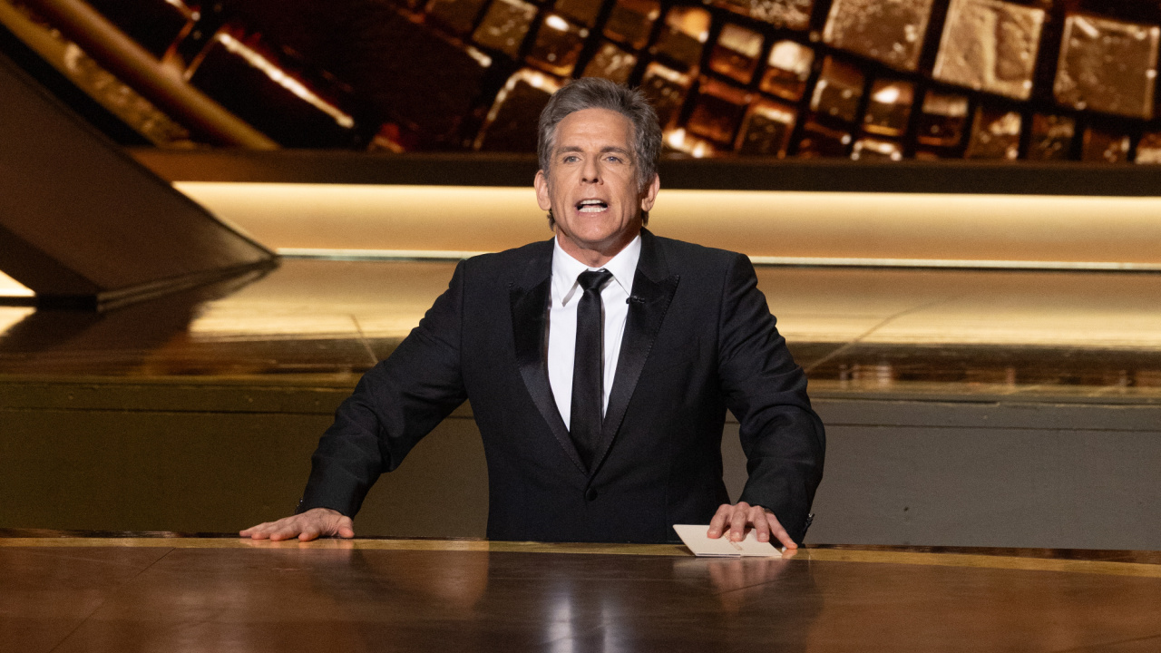 Ben Stiller presents the Oscar® for Production Design during the live ABC Telecast of the 97th Oscars® at the Dolby® Theatre at Ovation Hollywood on Sunday, March 2, 2025. Credit/Provider: Phil McCarten / The Academy. Copyright: ©A.M.P.A.S.