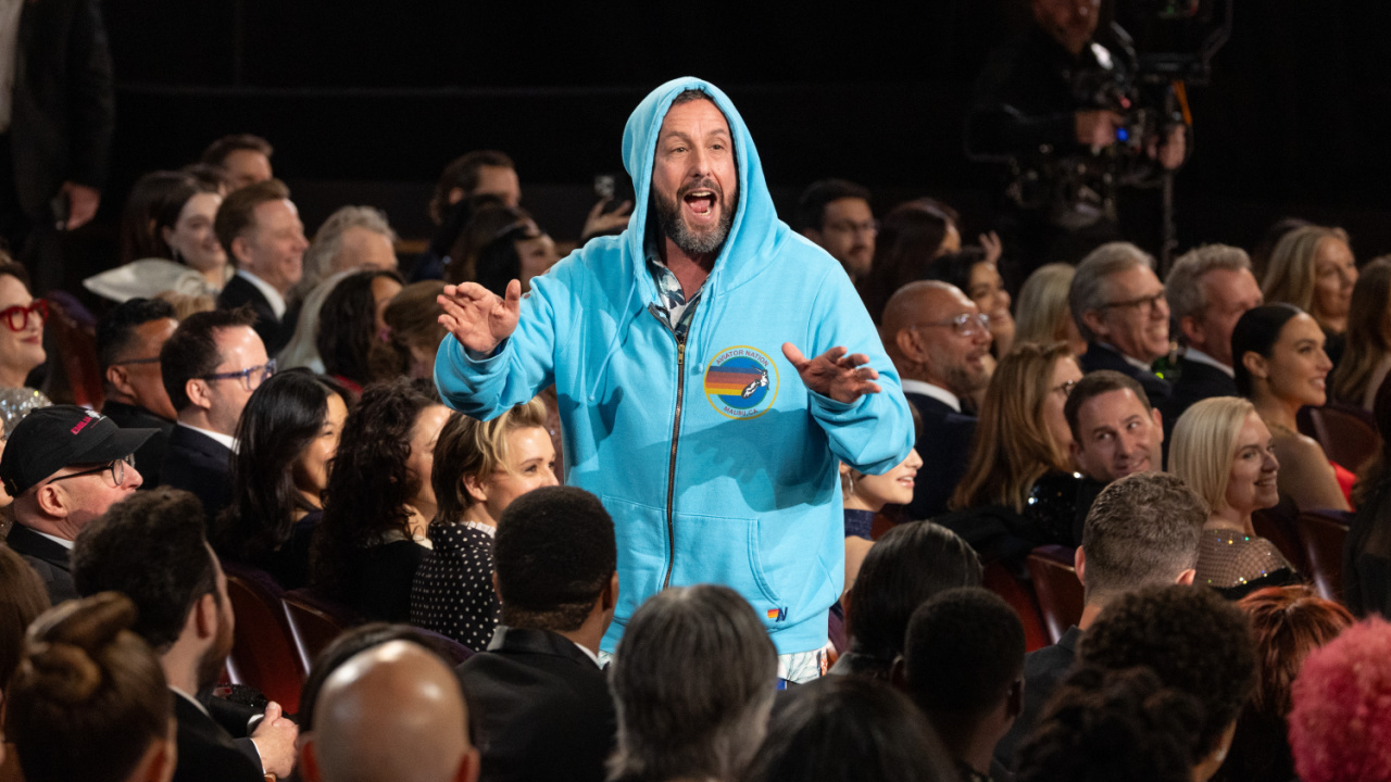 Adam Sandler during the live ABC telecast of the 97th Oscars® at the Dolby® Theatre at Ovation Hollywood on Sunday, March 2, 2025. Credit/Provider: Trae Patton / The Academy. Copyright: ©A.M.P.A.S.