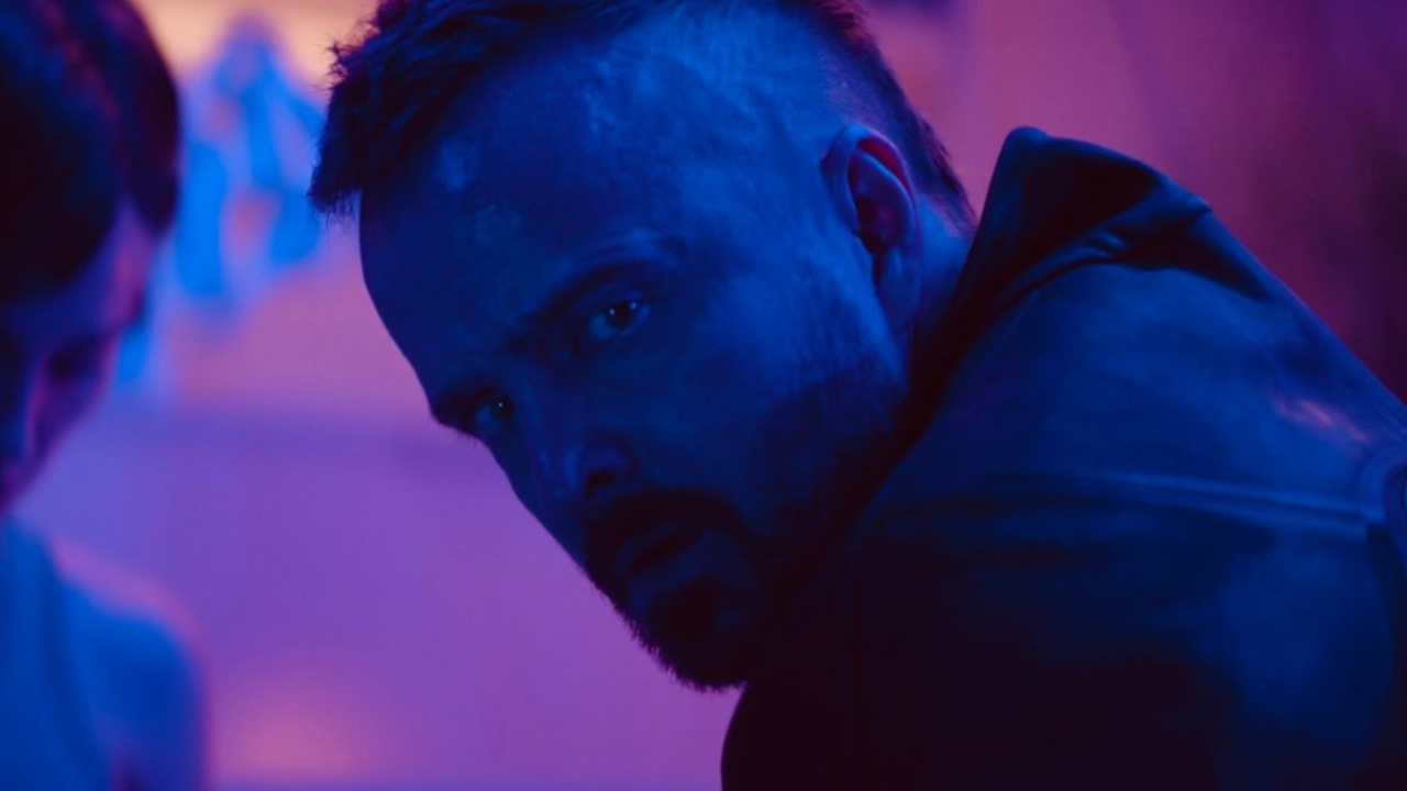 Aaron Paul in Flying Lotus’s 'Ash'. Courtesy of RLJE Films & Shudder. An RLJE Films & Shudder Release.