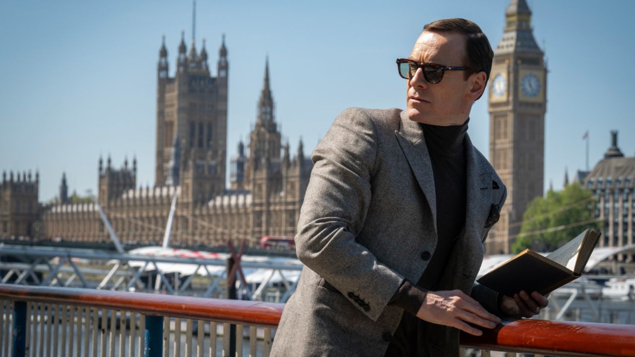 Michael Fassbender dibintangi sebagai George Woodhouse dalam 'Black Bag' Direktur Steven Soderbergh, rilis fitur fokus. Kredit: Fitur Claudette Barius/Fokus © 2025 Hak cipta dilindungi undang -undang.