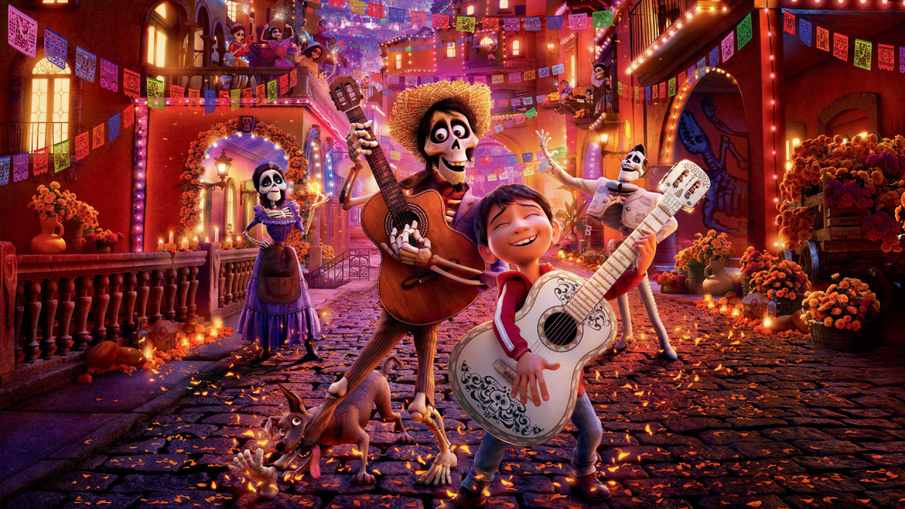 Adegan dari 'Coco'. Foto: Disney/Pixar.