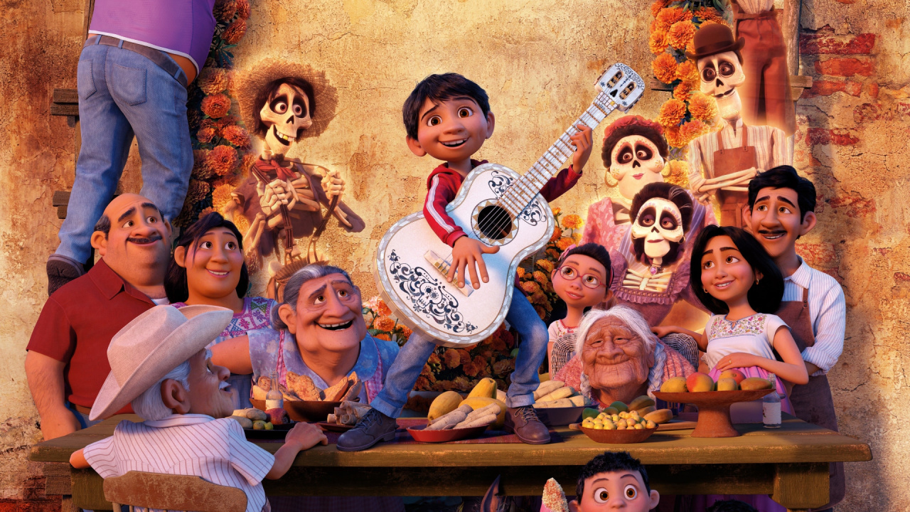 Adegan dari 'Coco'. Foto: Disney/Pixar.