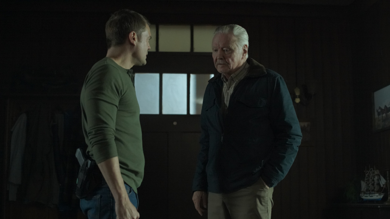 (L to R) Charlie Weber and Jon Voight in 'High Ground'. Photo: Republic Pictures.