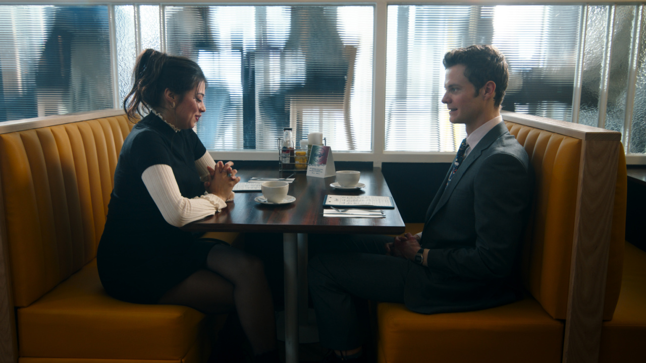 (L to R) Amber Midthunder as “Sherry" and Jack Quaid as “Nate" in 'Novocaine' from Paramount Pictures. Photo: Paramount Pictures.