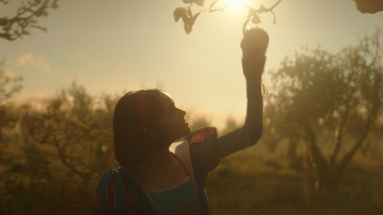 Rachel Zegler as Snow White in Disney’s live-action 'Snow White'. Photo courtesy of Disney. © 2024 Disney Enterprises Inc. All Rights Reserved.