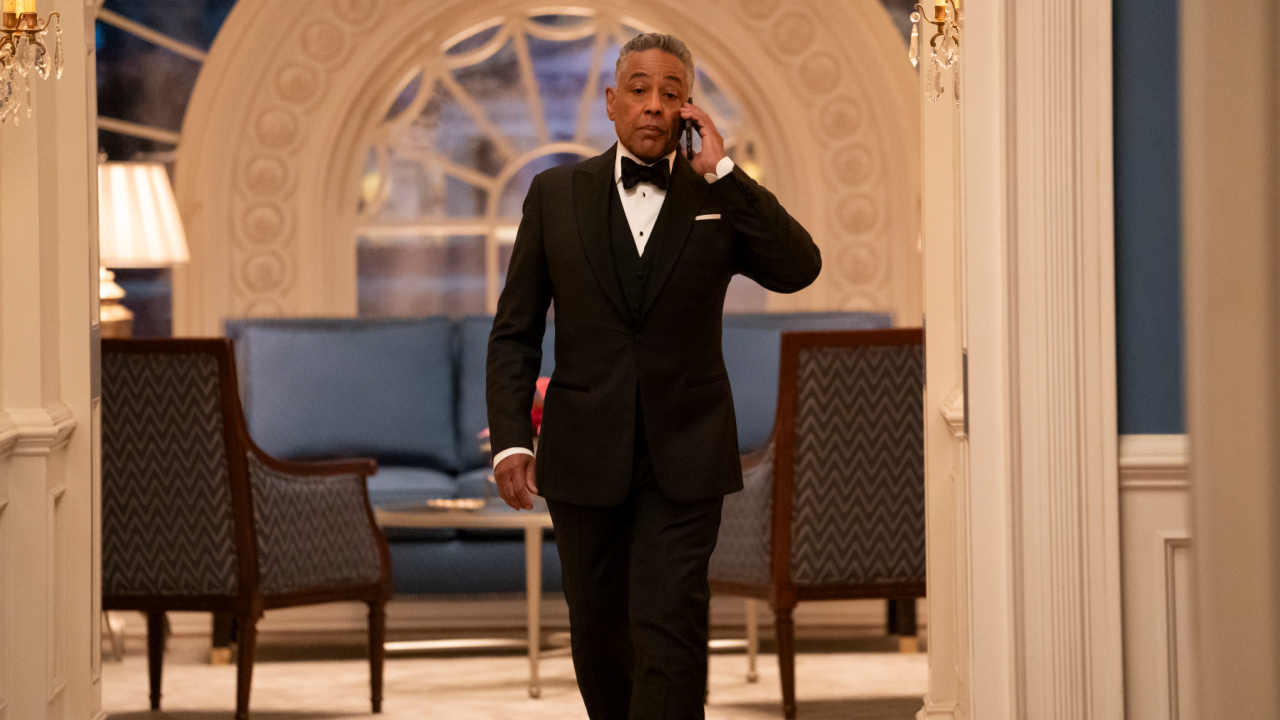 Giancarlo Esposito sebagai Ab Wynter di 'The Residence'. Foto: Jessica Brooks/Netflix © 2024.