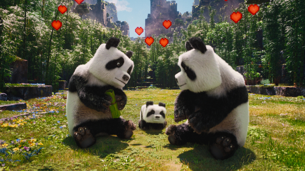 A scene from Warner Bros. Pictures’ and Legendary Pictures’ 'A Minecraft Movie,' a Warner Bros. Pictures release. Photo Credit: Courtesy Warner Bros. Pictures. Copyright: © 2025 Warner Bros. Entertainment Inc. All Rights Reserved.