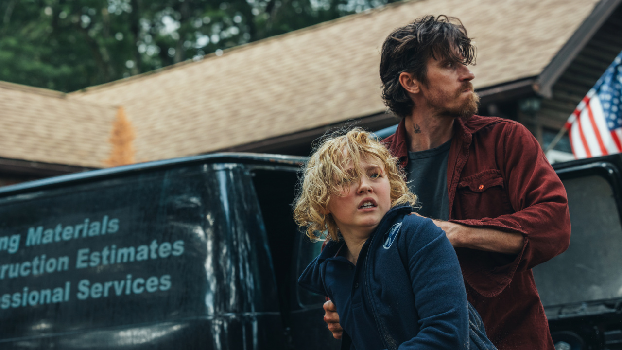 (L to R) Christian Convery “Ethan” and Garrett Hedlund as “Caleb” in the Crime, Drama, Thriller 'Barron's Cove', a Well Go USA release. Photo courtesy of Well Go USA.