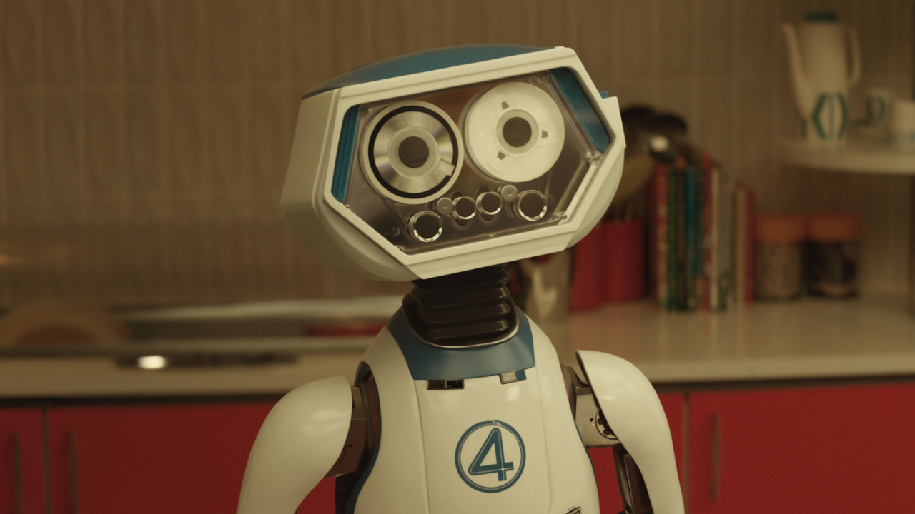 H.E.R.B.I.E in 20th Century Studios/Marvel Studios' 'The Fantastic Four: First Steps.' Photo courtesy of 20th Century Studios/Marvel Studios. © 2025 20th Century Studios / © and ™ 2025.