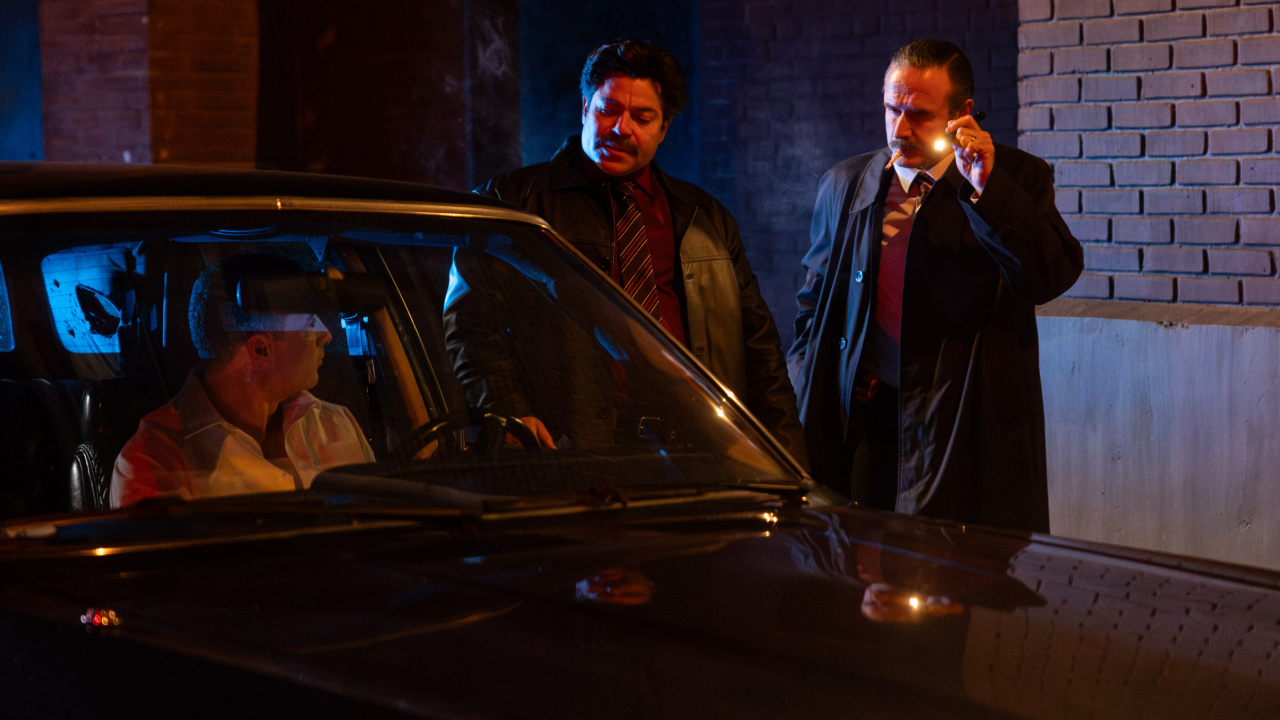 (L to R) Jeremy Luke as “Leo Bennetti” and David Arquette as “Sammy Canzano” in the crime thriller 'Mob Cops', a Lionsgate release. Photo courtesy of Lionsgate.