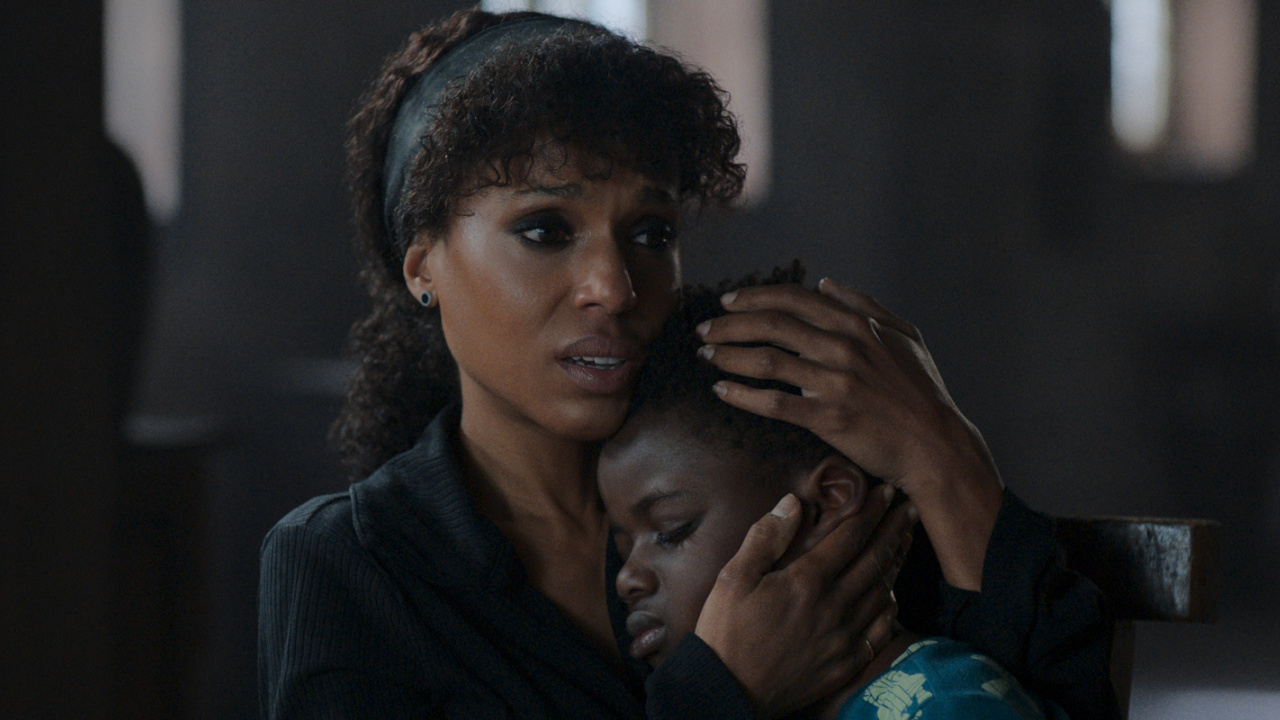 (L to R) Kerry Washington as Kyrah and Jahleel Kamera as Ky in 'Shadow Force'. Photo: Courtesy of Lionsgate.