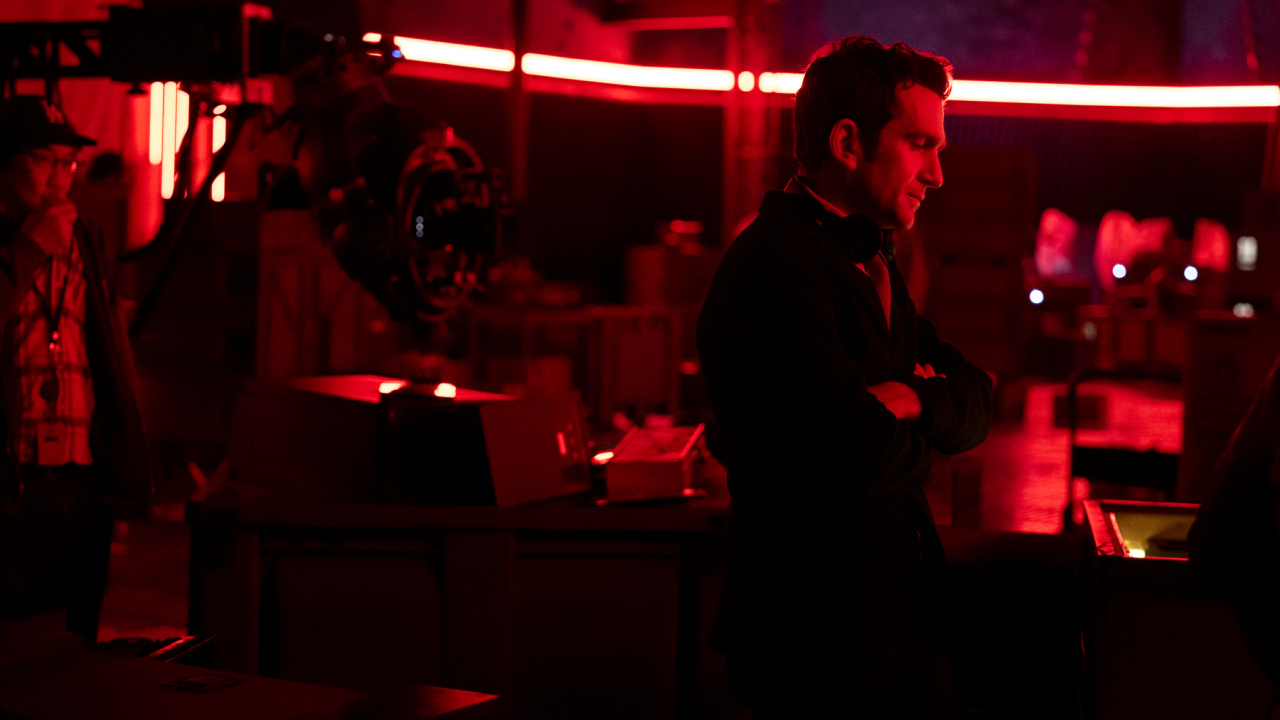 Jake Schreier on the set of Marvel Studios' 'Thunderbolts*'. Photo by Chuck Zlotnick. © 2025 Marvel.