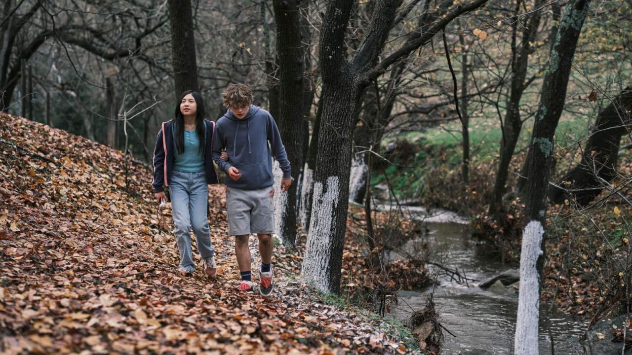 (L to R) Sora Wong and Billy Barratt in 'Bring Her Back'. Photo: A24.