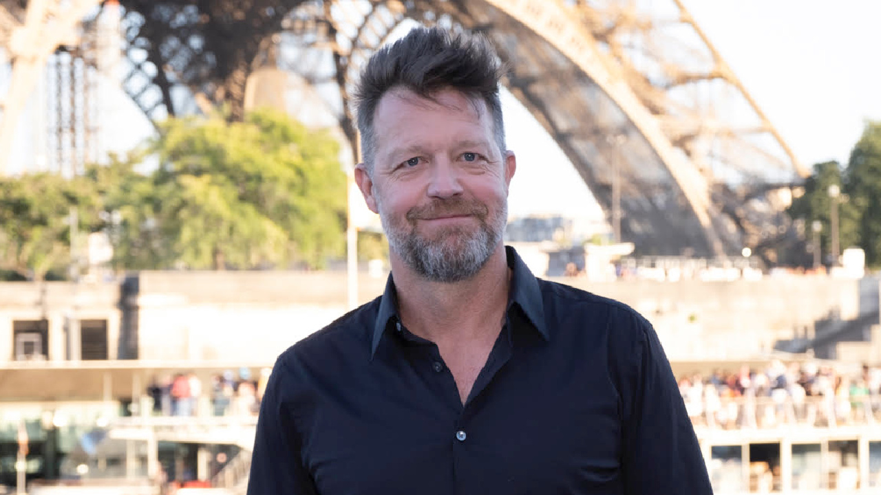 David Leitch in Paris for 'Bullet Train.' Credit: Oliver Vigerie/Sony Pictures.