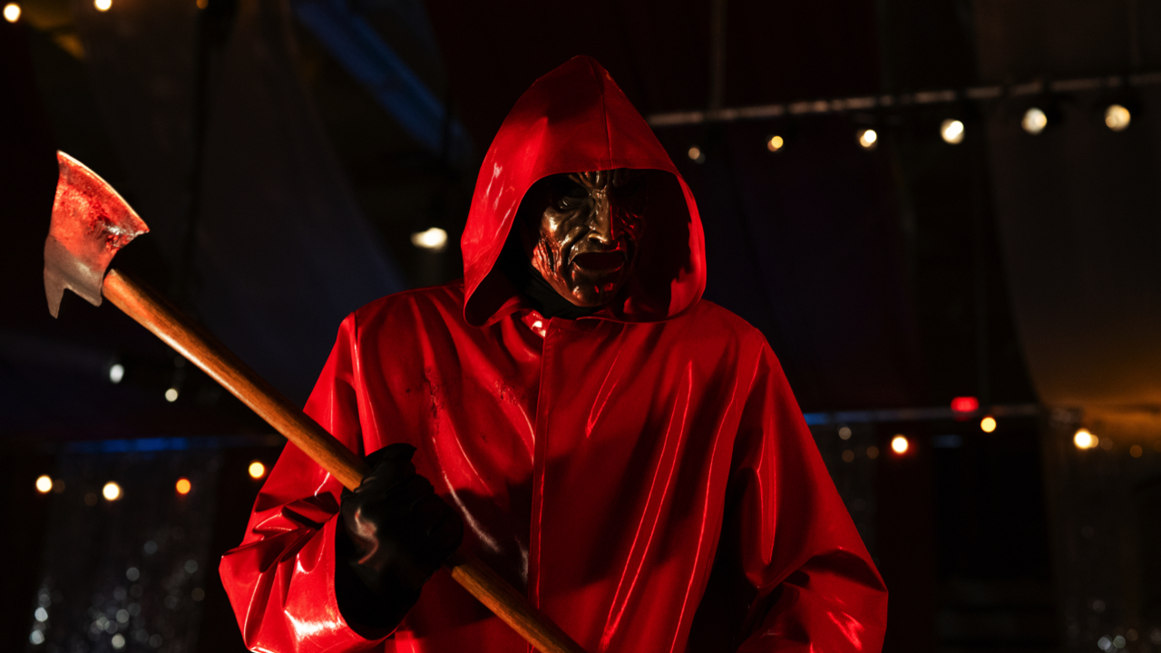The Killer in 'Fear Street: Prom Queen.' Photo: Alan Markfield/Netflix © 2025.