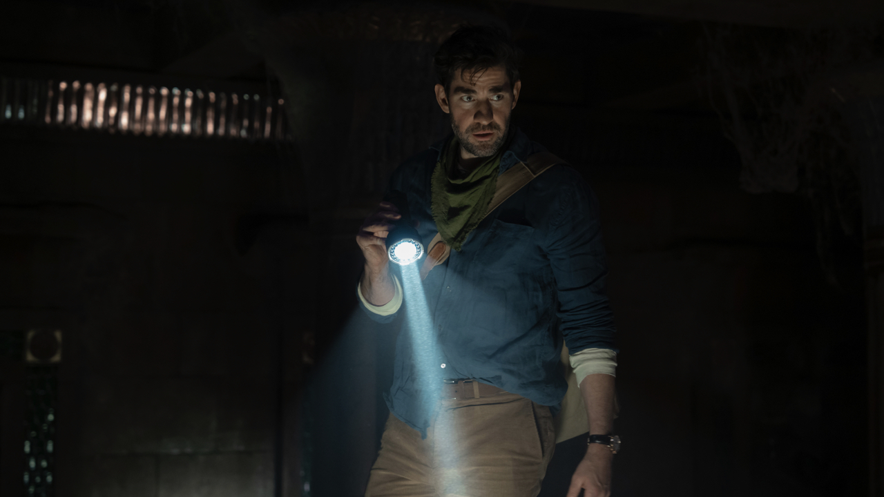 John Krasinski in 'Fountain of Youth,' premiering May 23, 2025 on Apple TV+.