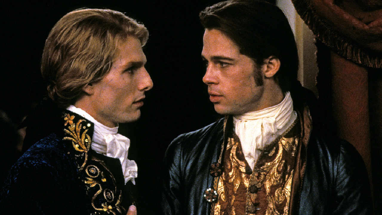 (L to R) Tom Cruise and Brad Pitt in 'Interview with the Vampire.' Photo: Warner Bros.