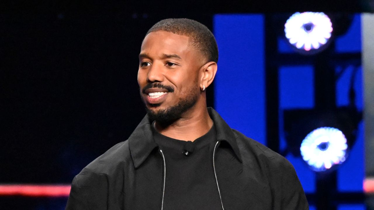 Michael B. Jordan announces 'Creed' spin-off 'Delphi' at the Amazon Upfront on May 13th, 2025. Photo: Slaven Vlasic/Getty Images for Amazon