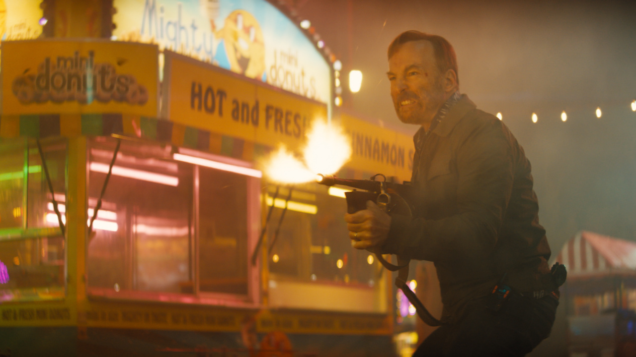 Bob Odenkirk as Hutch Mansell in 'Nobody 2', directed by Timo Tjahjanto. Photo: Universal Pictures.